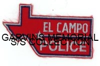 TEXAS,EL CAMPO POLICE 1